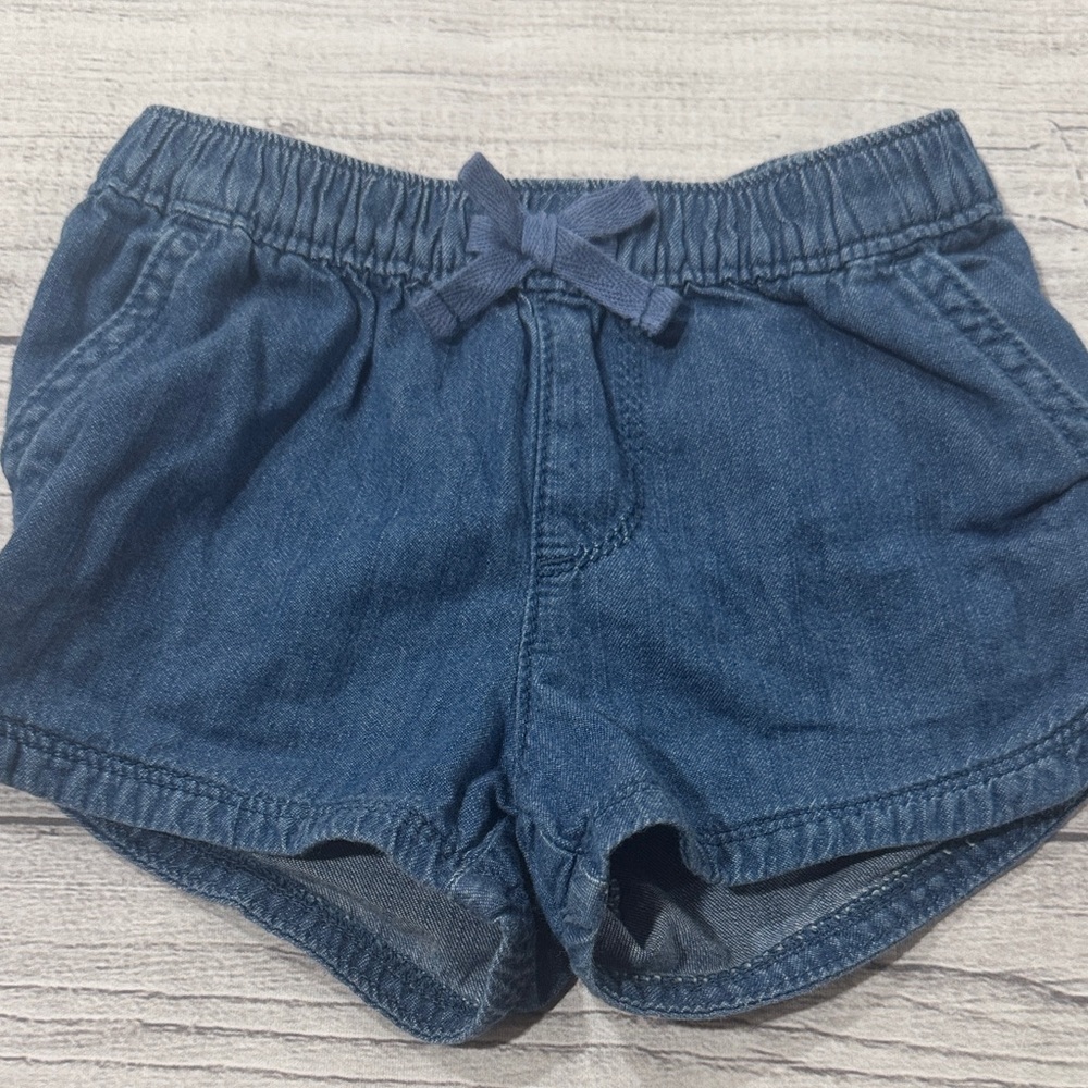 The Children's Place Toddler Girls Blue Denim Shorts